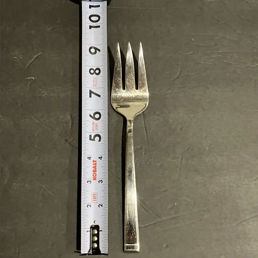Dansk MERIDIAN Glossy Stainless Large Solid Cold Meat Fork 18/10